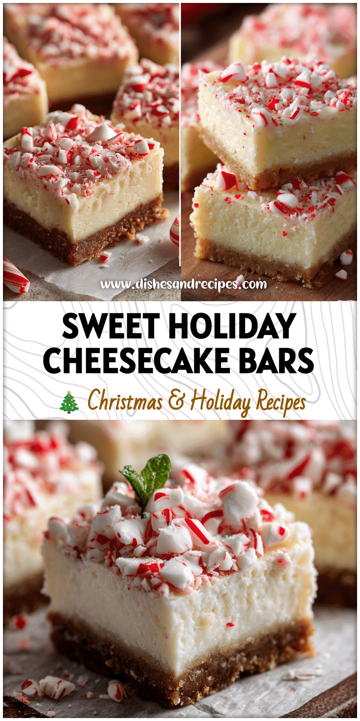 Peppermint Cheesecake Bars – Easy Christmas Desserts To Bring To A Party